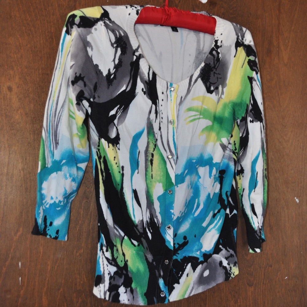 EXPRESS Patterned Cardigan